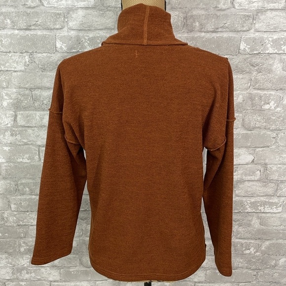 209 wst 38 New York Rust Cowlneck Sweater - Picture 4 of 6